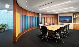 Wiley Interior of a corporate office building by Harvey Cleary Construction