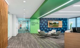 Wiley Interior of a corporate office building by Harvey Cleary Construction